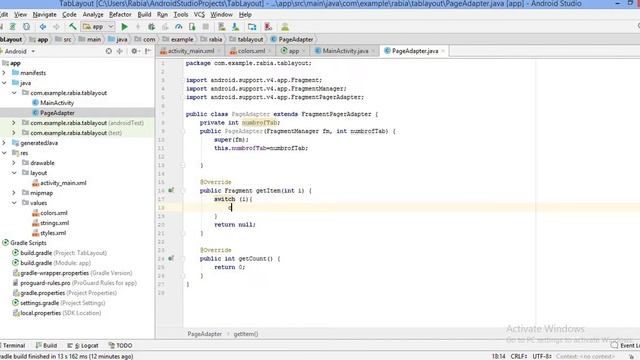 Tablayout in android studio with example | 1 смотреть онлайн