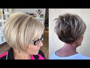 Женские стрижки после 50 - 60 лет. Модные прически. Идеи для женщин за 50+, фото.