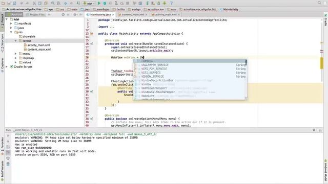26.- Curso Android - Webview en JAVA смотреть онлайн