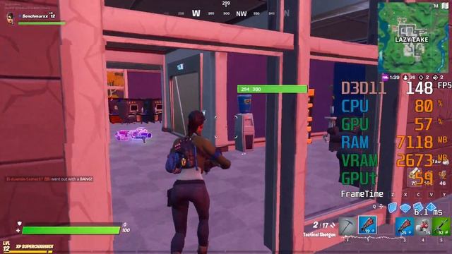 AMD Radeon RX 570 -- AMD Ryzen 5 3400G -- Fortnite Battle Royale FPS Test смотреть онлайн