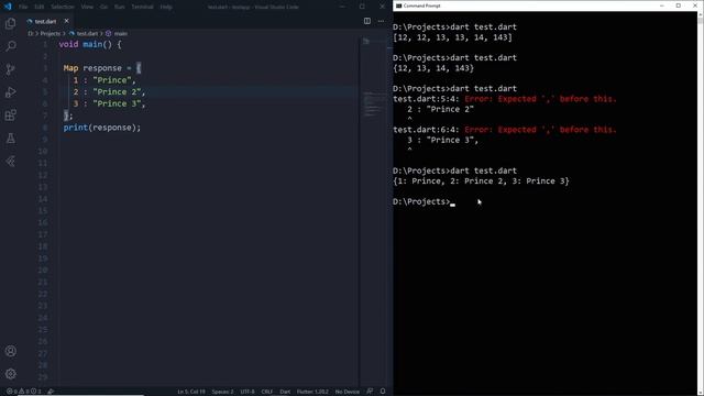 Dart | Asynchronous Programming | String Interpolation | Maps and Lists смотреть онлайн