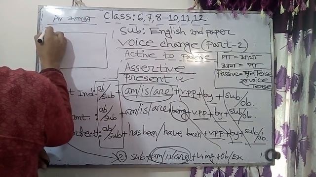 Class-6,7,8-10.Sub.-English(Voice Change)part-2 смотреть онлайн