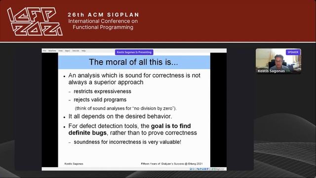 Erlang 2021 - Fifteen Years of Successfully Dialyzing Erlang and Elixir Code (Keynote) смотреть онлайн