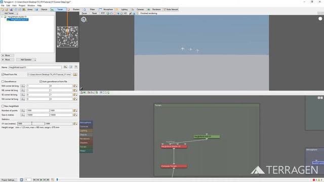 Terragen for VFX: Part 6 - Loading Heightfields смотреть онлайн