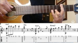 «Careless Whisper» (George Michael) - Guitar tutorial with tabs and score