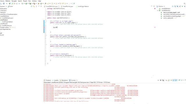 CucumberTestRunner file with java junit смотреть онлайн