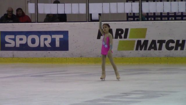 Kharkiv open Cup Ladies Novichok 6 7 Free Skating 10# Anastasiya KOBZAR' KHR смотреть онлайн