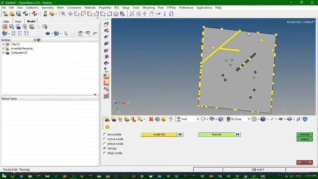 HyperMesh - NODE EDIT, TEMPORARY NODES, DISTANCE, POINTS. HINDI|URDU смотреть онлайн