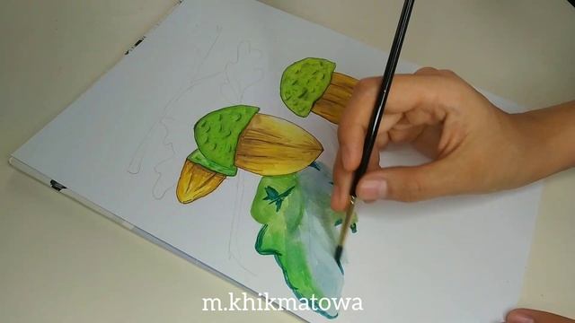 Рисование//атрибут осени?/вместе рисуем смотреть онлайн