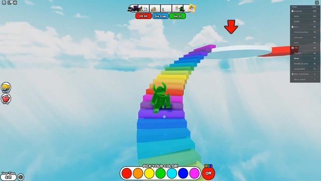 РОБЛОКС, НО МЕНЯЮ ЦВЕТ КАЖДУЮ СЕКУНДУ ОББИ Color Switch Obby Roblox смотреть онлайн