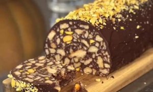 Сладкая Шоколадная колбаса