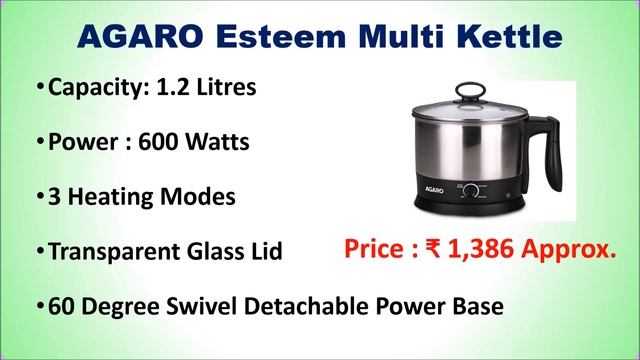 Top 7 Best Multipurpose Electric Kettle in India | ELECTRIC KETTLE MULTIPURPOSE | मल्टी पर्पस केतली смотреть онлайн