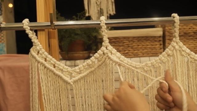 HOW TO MAKE A MACRAME CURTAIN #remmacrame #macrame