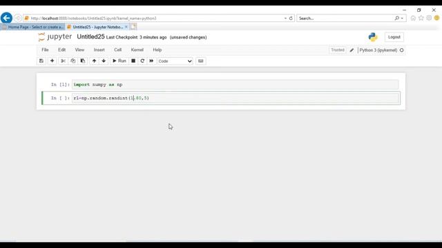 Initialization numpy array with random value смотреть онлайн