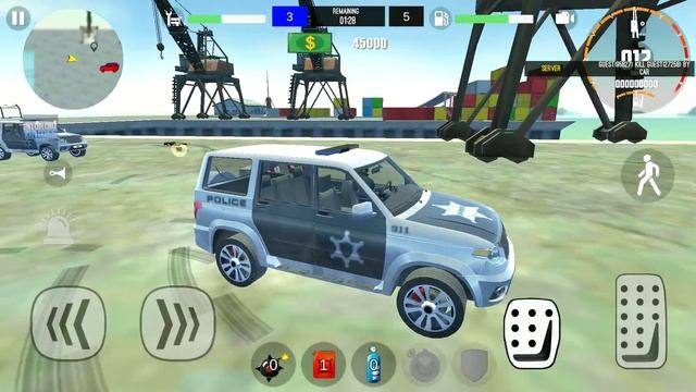 Police vs Gangsters 4x4 Offroad #2 - Cop SUV vs Thief Taxi Car - Android Gameplay смотреть онлайн