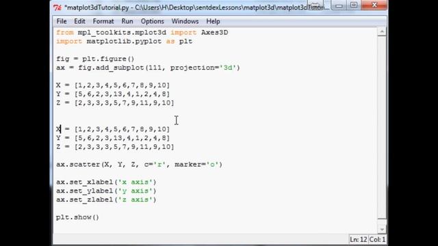 3D Charts in Matplotlib for Python: Multiple datasets scatter plot смотреть онлайн
