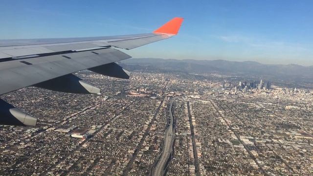 Landing In Los Angeles LAX
