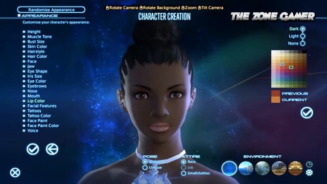 Final Fantasy XIV: A Realm Reborn Character Creation Hyur - Ebony Female смотреть онлайн