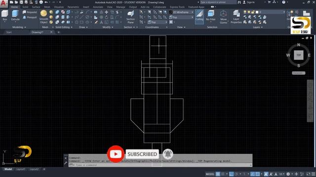 AutoCAD 3d tutorial #14 | Autocad tutorial for beginners| Selfdesign смотреть онлайн