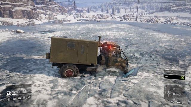 SnowRunner - New DLC Vehicle Tuz 16 "Actaeon" Exploring New Map Lake Kovd смотреть онлайн