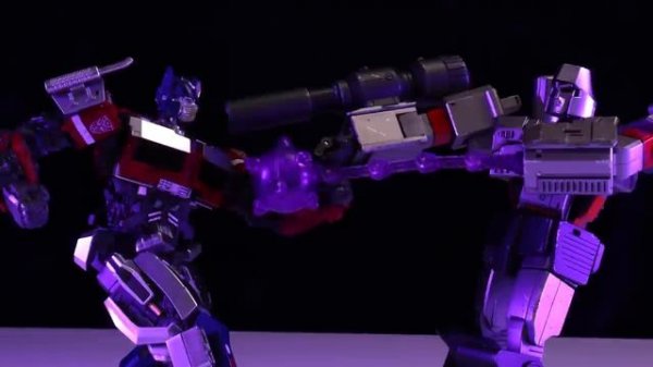 Transformers Stop Motion | G1 Megatron VS ROTB Optimus Prime | Yolopark AMK Pro Model Kit