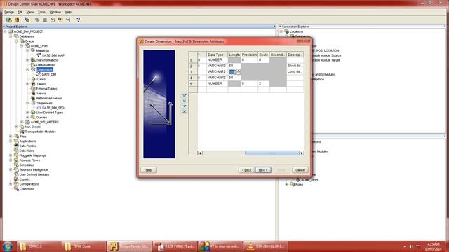 adding dimension in oracle 11g смотреть онлайн