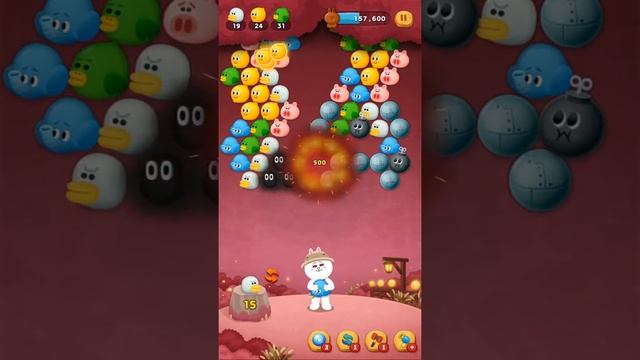 Line bubble game 2 level 577 라인버블 레벨 577 LINE バブル２stage 577 смотреть онлайн