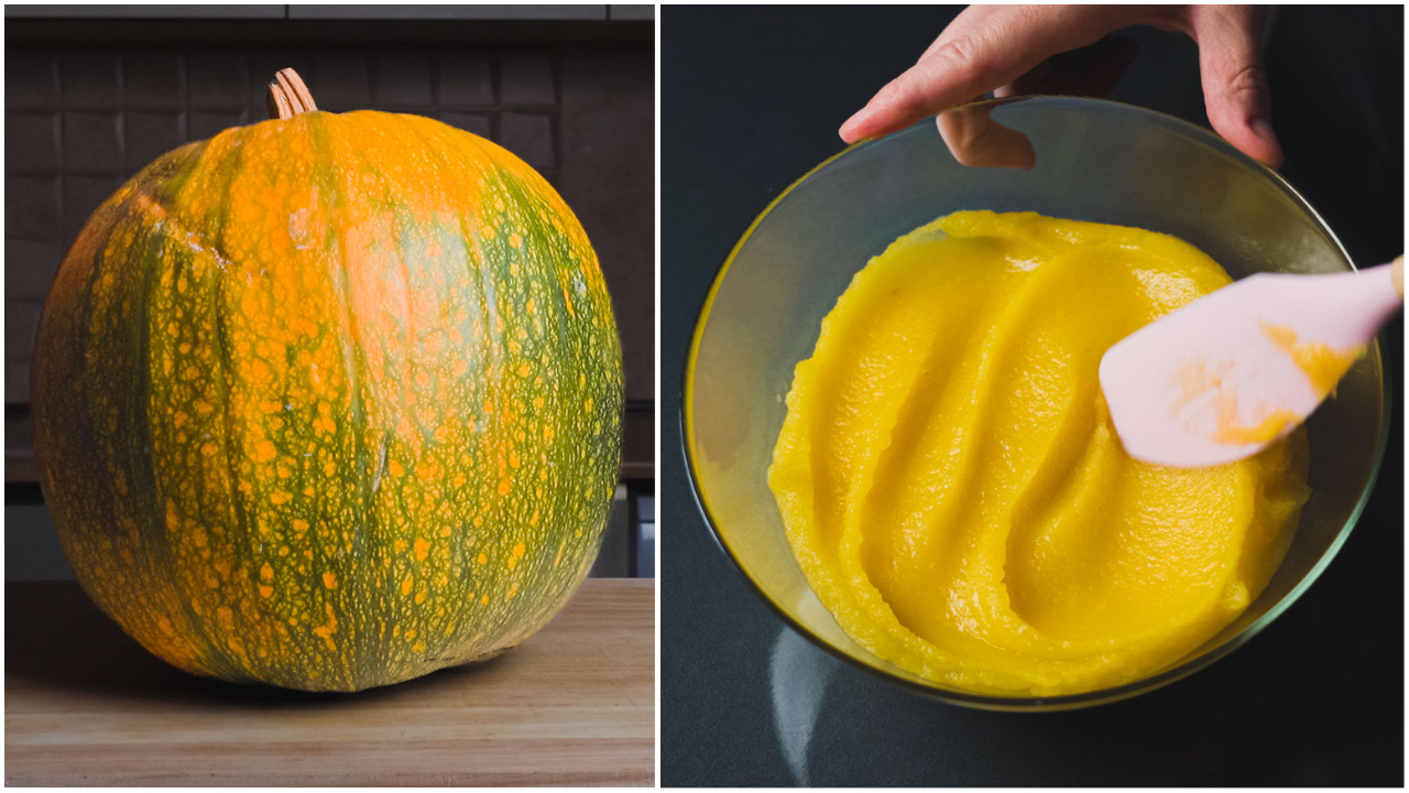Как сделать тыквенное пюре, которое подойдет для приготовления десертов смотреть онлайн