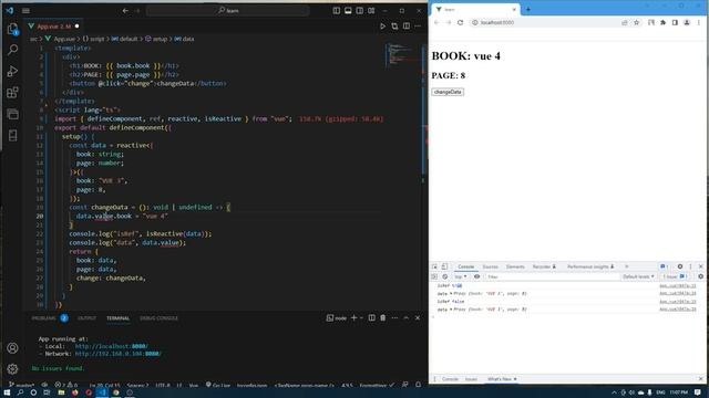 Vue 3 Composition Api TypeScript + JavaScript. Динамічна зміна даних в шаблоні смотреть онлайн