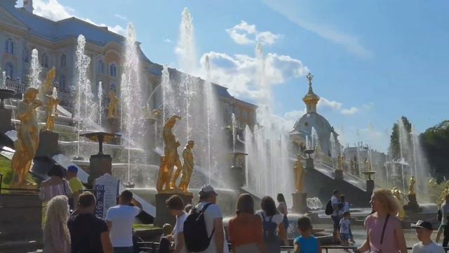 Петергоф, фонтаны. 2021 смотреть онлайн