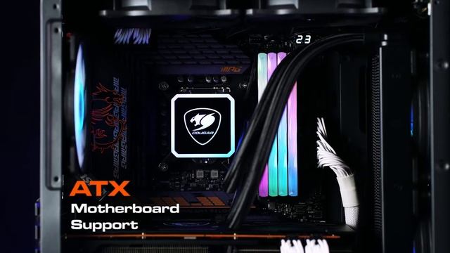 Cougar MX410 Mesh-G RGB | Compact RGB Mid-Tower