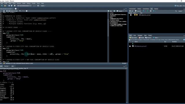 10 Tidyverse Functions - #2 Across (w/ Group By + Summarize) смотреть онлайн
