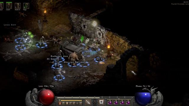 017 Diablo II Resurrected 8 PPL Single Necromancer Summoner 3 Act Normal. Level 29 to 29 смотреть онлайн