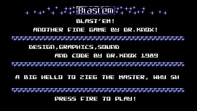 C64 Game: Blast'em смотреть онлайн