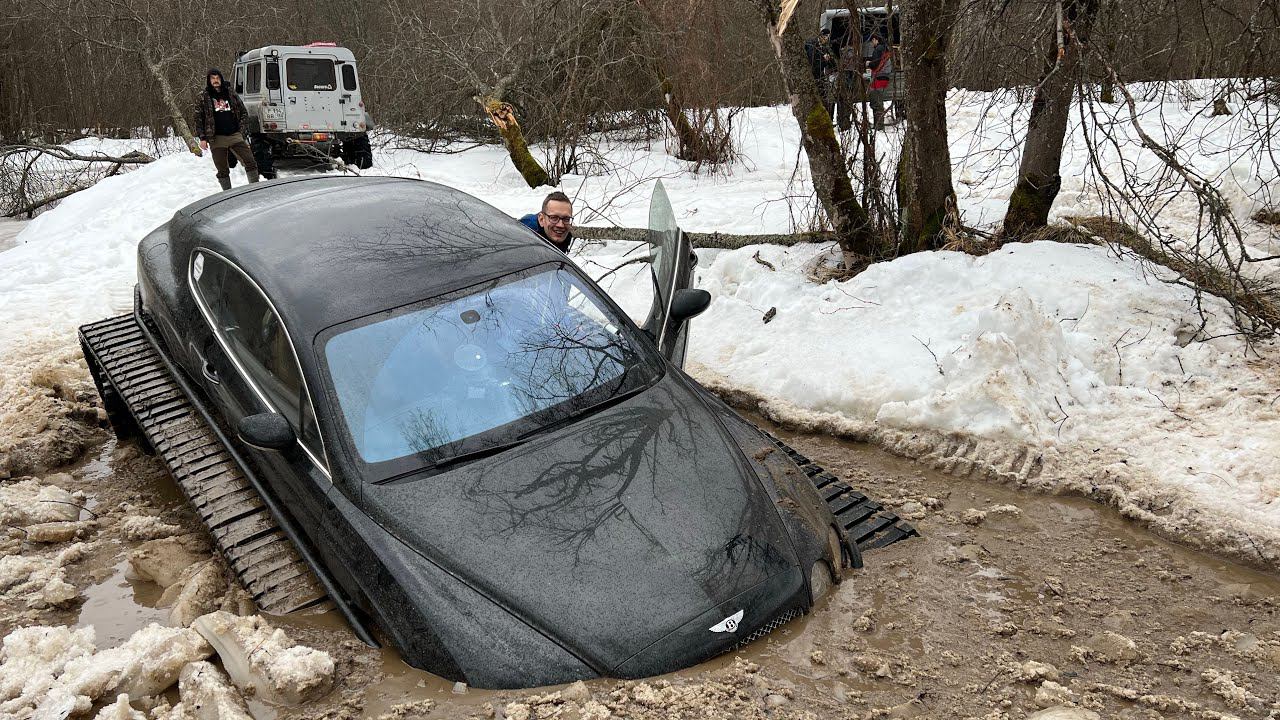Bentley Академика на гусеницах против Defender на 38) «по лайту» смотреть онлайн