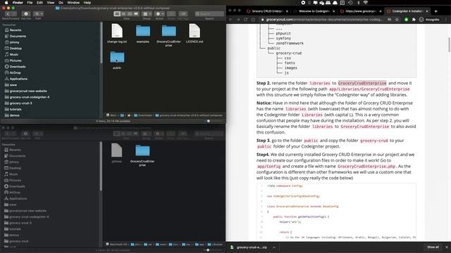 Grocery CRUD Enterprise Installation for Codeigniter 4 without composer смотреть онлайн