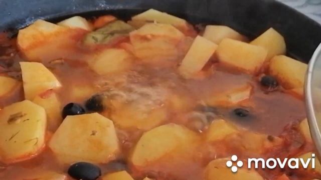 #вкусныйобед#Соус картофельный. .\\\ Утка в духовке.Кура в коптильне.