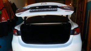открытие багажника mazda 6 до шумки