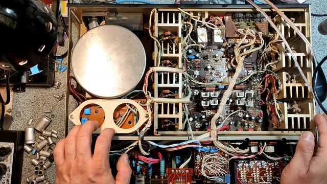 Одиссей 100 У-021 усилитель, ремонт , профилактика, обзор критичных мест №6