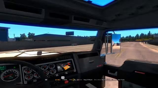 TRABALHANDO NA AMERICAN ATS 1.30 MAPA MHAPro смотреть онлайн