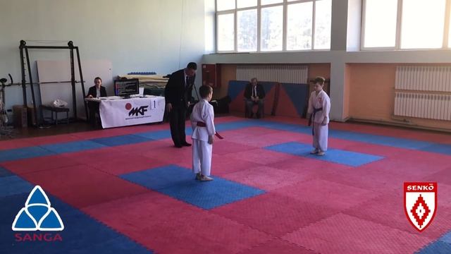 Каратэ дети. Соревнования. Иппон кумитэ 8 лет. Competitions karate. Ippon kumite смотреть онлайн