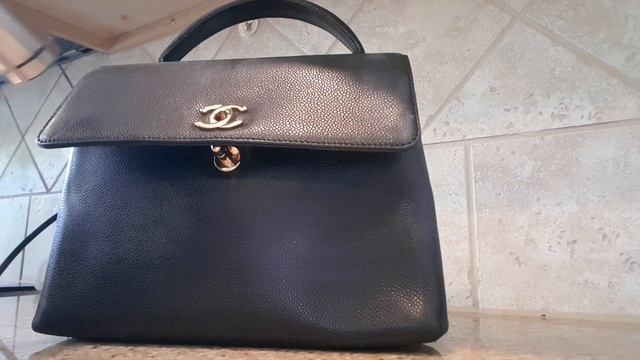 DIY How to fix dents creases & structure loss in handbag feat. Chanel Medium Kelly Caviar leather смотреть онлайн