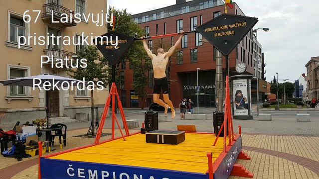 KLAIPĖDOJE LIETUVOS 🇱🇹 REKORDAS Prisitraukimų varžybos 2018 08 25 dieną. смотреть онлайн