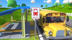 Songs For Kids + More Nursery Rhymes & Kids Songs. желтый автобус
