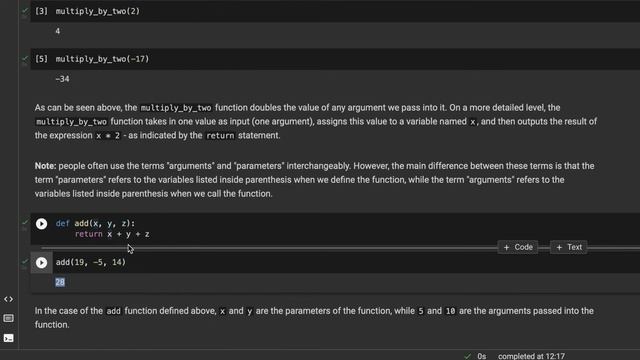 Functions - Arguments - Python смотреть онлайн