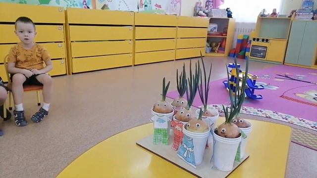 Сиреневая (старшая группа). Наблюдение за луком смотреть онлайн