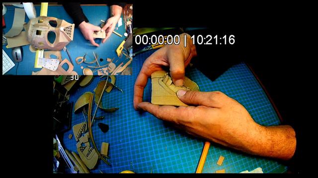 DIY Cardboarding Star Wars Vaders Helmet Day 15 смотреть онлайн