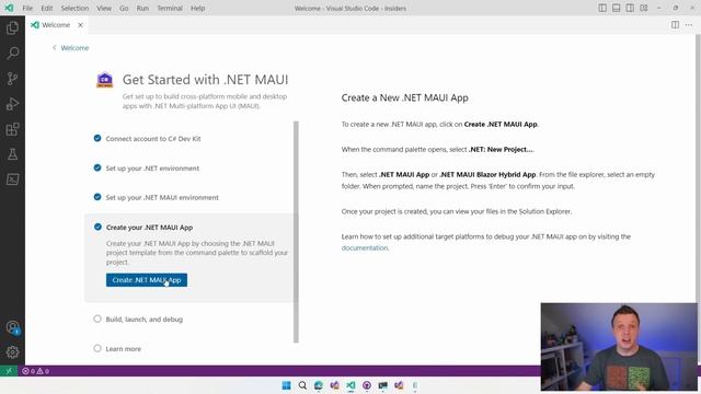 Official VS Code Support for .NET MAUI on Windows, macOS, and Linux! смотреть онлайн