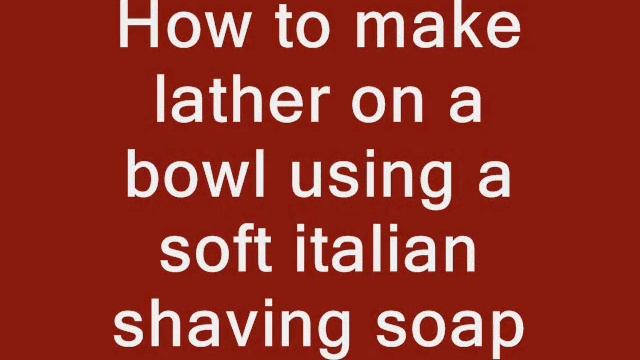 How to lather a soft Italian shaving soap using RazoRock XXX. смотреть онлайн
