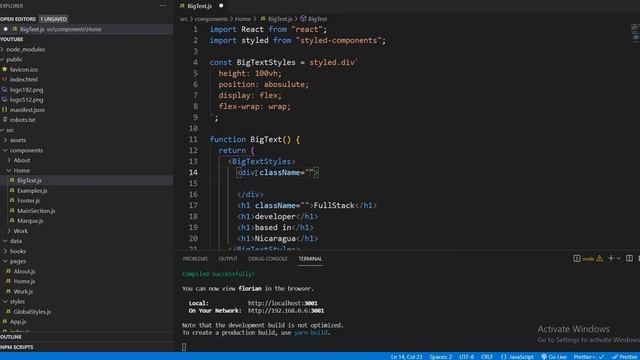Portfolio Website || ReactJS, styled components, Framer Motion смотреть онлайн